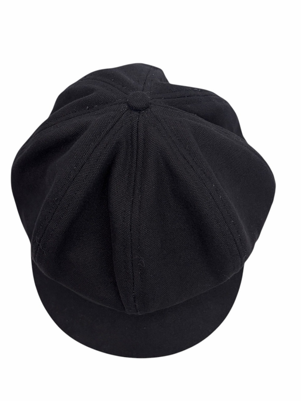 Brixton Montreal Black Cotton Canvas Fisherman Newsboy Cap Hat Men's Size XS - Picture 3 of 9